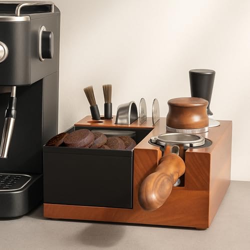 Espresso Tamping Station Knock Box