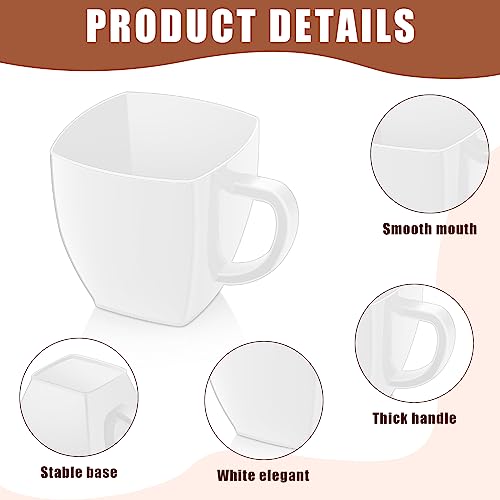 100 Pcs Mini Disposable Tea Cups with Handle (100 Count)
