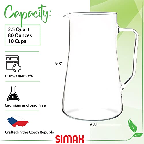 Large Glass Pitcher With Spout