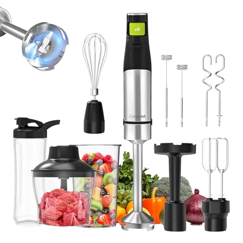 10-in-1 Immersion Hand Blender Max 1100W, Trigger Speed Control