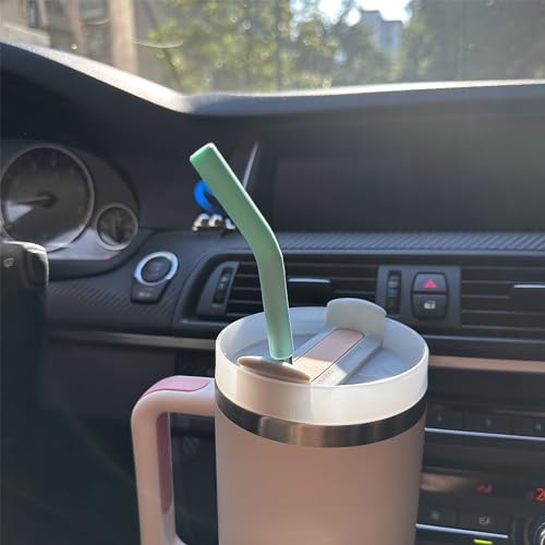 6 Pack 12 Inch Reusable Metal Stainless Steel Straight Straw