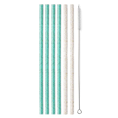 Reusable Straw Set with Cleaning Brush