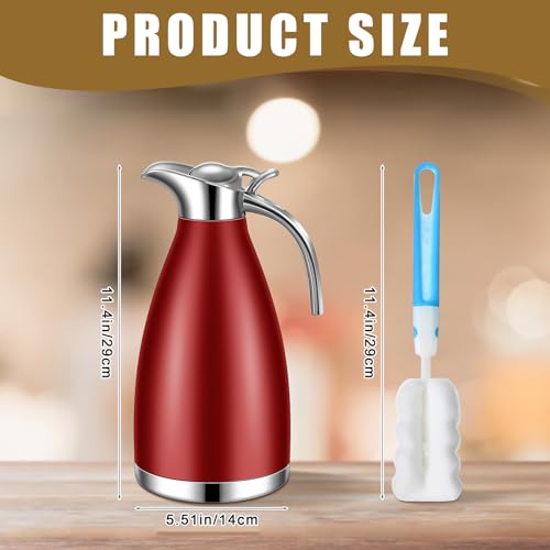 2 Pcs 68oz Thermal Coffee Carafe for Keeping Hot (2 Count)