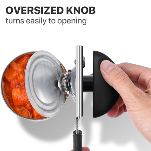 Heavy Duty Hand Can Opener with Comfortable Grip for Seniors