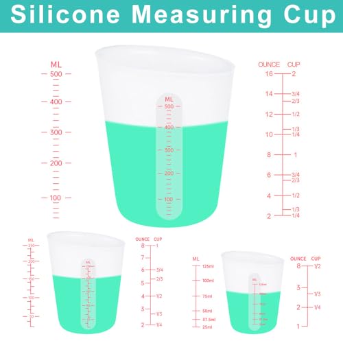 6 PCS Silicone Cup Set (6 Count)
