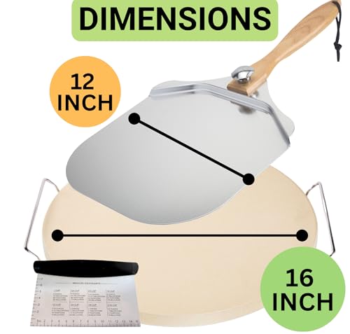 Round Pizza Stone for Oven 16 inch