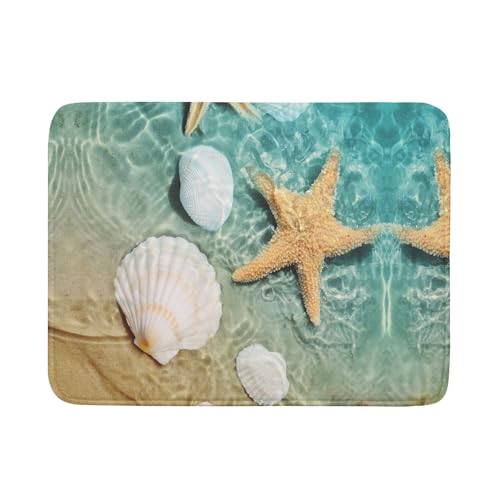 Summer Beach Style Dish Drying Mat for Kitchen Counter