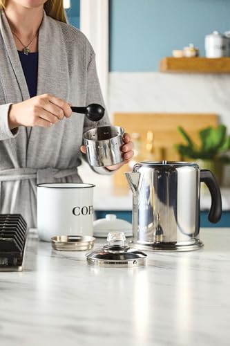 Classic Stainless Steel Yosemite Coffee Percolator