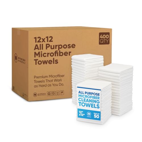 Bulk 12” X 12” All Purpose Towels Case Quantity (400 Count)