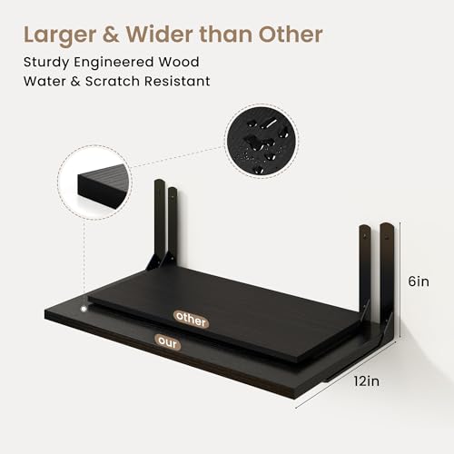 Floating Shelves for Wall (2 Count)