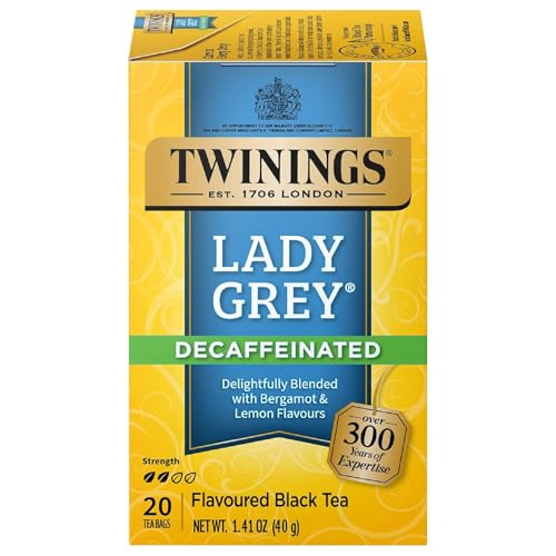 Decaffeinated Lady Grey Black Citrus Tea Bags (20 Count)