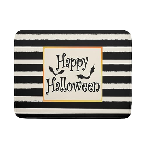 Happy Halloween Bats Dish Drying Mat for Kitchen Counter