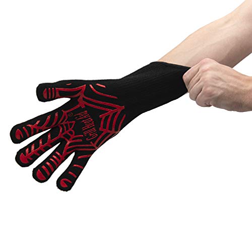 Grill Gloves Heat Proof for Men Grilling BBQ Heat Resistant Gloves (2 Count)