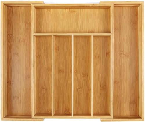 Bamboo Cutlery Silverware Tray