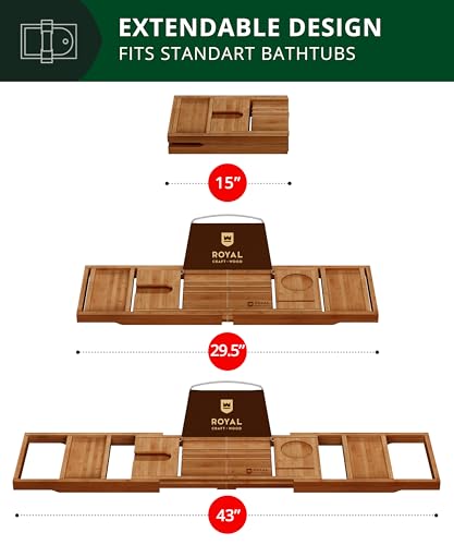Trending Now Wood Bath Tray