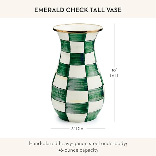 Enamel Tall Vase