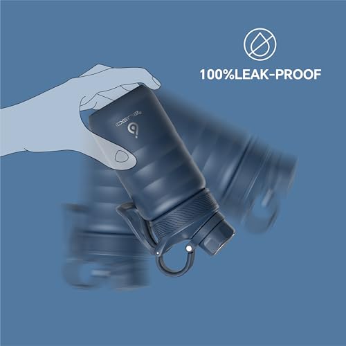 12oz Insulated Stainless Steel Water Bottle with 2 Leak