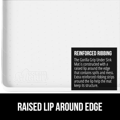 Waterproof Silicone Under Sink Mat (682 sq in)