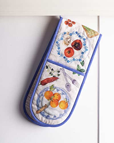Double Oven Mitts 100% Cotton Double Oven Glove