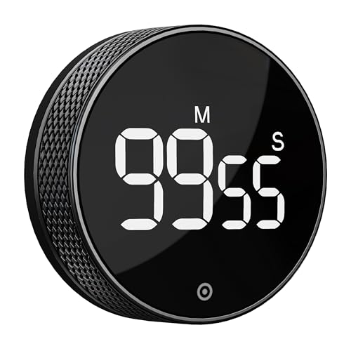 BlueSnail Kitchen Timer with LED Digital Display Smart Efficana for Home Classroom Gym Office
