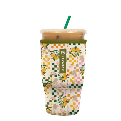 JavaSok Iced Coffee & Cold Soda Insulated Neoprene Cup Sleeve