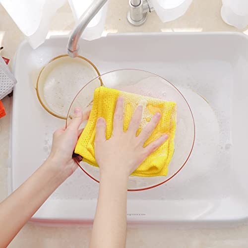 100% Cotton Waffle Weave Kitchen Dish Cloths 8 (8 Count)