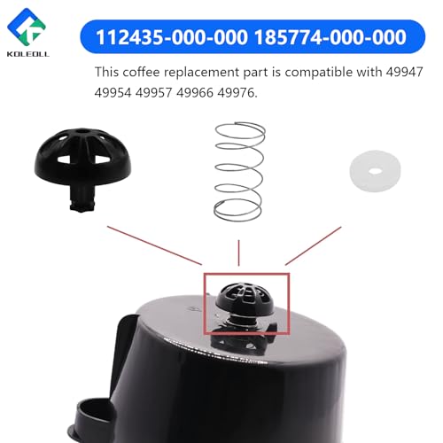 2 Pack Coffee Maker Brew Basket Stop Valve Kit 112435