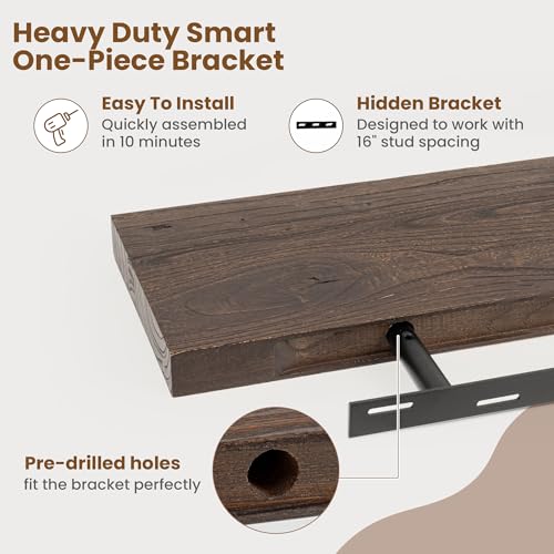 Floating Shelves for Wall Decor (2 Count)