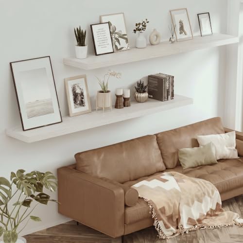Deep Floating Shelves 72x12” Set of 1
