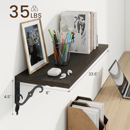 Floating Shelves for Wall Decor (2 Count)