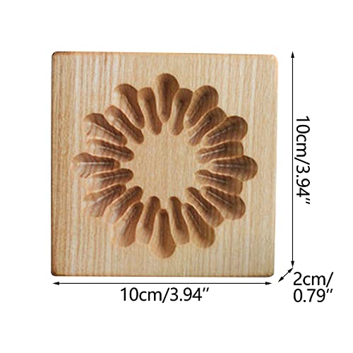 Wooden Cookie Biscuit Mold