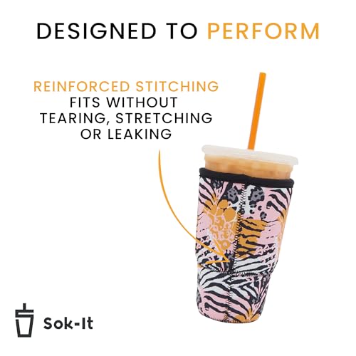 JavaSok Iced Coffee & Cold Soda Insulated Neoprene Cup Sleeve