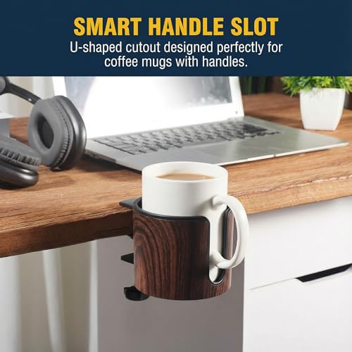 Luxury 2pcs Desk Cup Holder (2 Count)