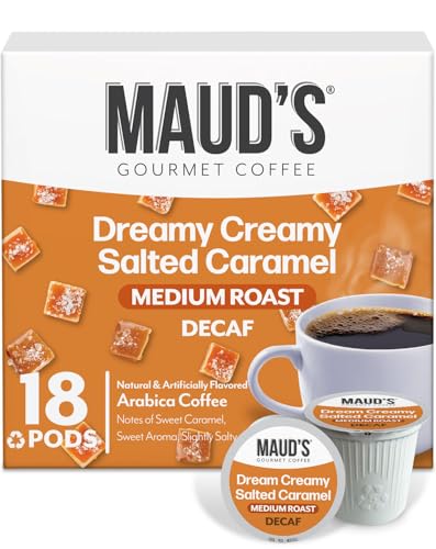 Maud’s Decaf Salted Flavored Coffee Pods (18 Count)