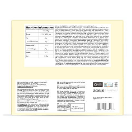 Assorted Herbal Tea Sampler (18 Count)