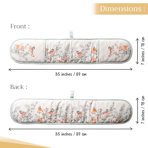 Double Oven Mitts 100% Cotton Double Oven Glove