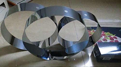 NewlineNY Stainless Steel Cake Mousse Rings for creating Round Appetizers