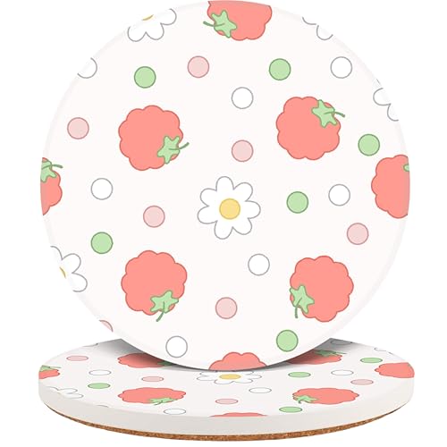 Ceramic Drink Coasters Set of 2 (2 Count)
