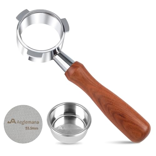 54mm Bottomless Portafilter with Stainless Steel Filter Holder & Basket