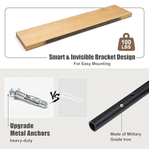 Floating Shelves for Wall (2 Count)