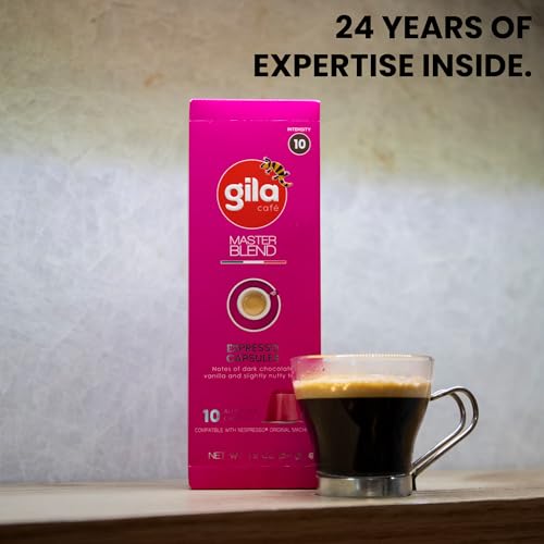 gila cafe Espresso Coffee Capsules (60 Count)