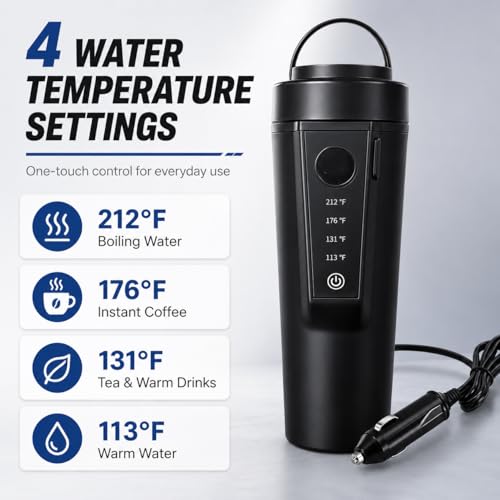 Travel Car Kettle 12V