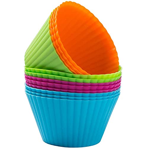 Jumbo Silicone Muffin Cups (12 Count)