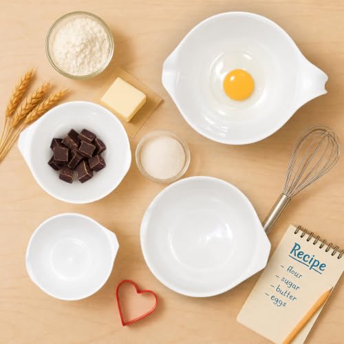 Mixing Bowls with Pour Spout