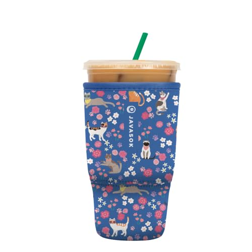 JavaSok Iced Coffee & Cold Soda Insulated Neoprene Cup Sleeve