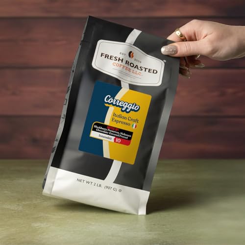 Correggio Italian Craft Artisan Blend Whole Bean Coffee (32 Ounce)