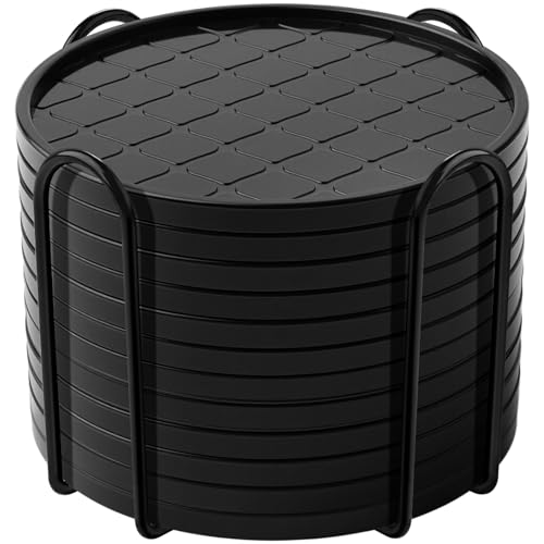 Coasters Drink Coasters Set of 8 with Holder (8 Count)