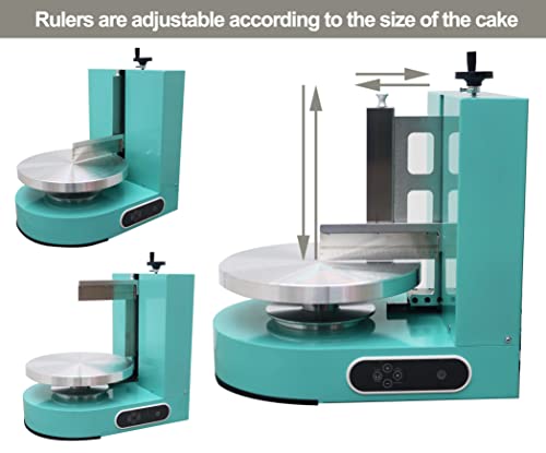 Cake Decorating Coating Machine Cream Spreading Automatic Frosting Turntable with Graduated Scraper 60