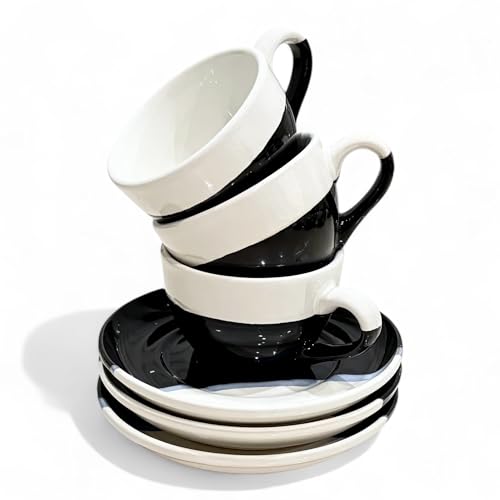 2 Ounce Espresso Cups with Saucers (6 Count)