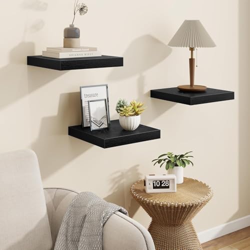 Square Floating Shelves 12x12” Set of 2 (2 Count)